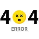 404 Surprised Face — error emoji for Slack & Discord