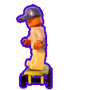 Pharrell Lego Skateboard — skateboard emoji for Slack & Discord