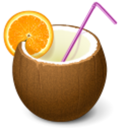 Coconut Cocktail — coconut emoji for Slack & Discord (Discord)