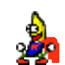 Bananadance Superman — banana emoji for Slack & Discord