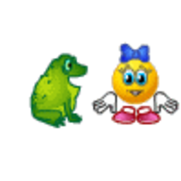 Frog Prince 2 — cartoon emoji for Slack & Discord (Discord)