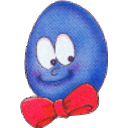 Egg Bowtie — cartoon emoji for Slack & Discord
