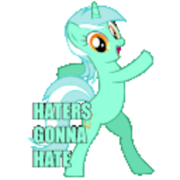 Mlpony Hatersgonnahate — cartoon emoji for Slack & Discord (Discord)