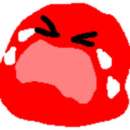 Rainbow Blub Cry — cartoon emoji for Slack & Discord (Discord)