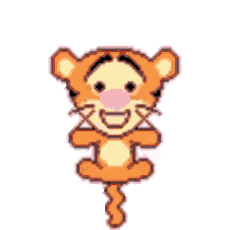 Tigger Bounce — cartoon emoji for Slack & Discord (Discord)