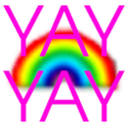 Yaaaaaaaay — rainbow emoji for Slack & Discord (Discord)