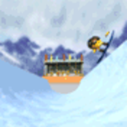 Snowboard 3 — cartoon emoji for Slack & Discord (Discord)