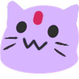 Meow Purplegem — cartoon emoji for Slack & Discord (Discord)