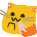 Meow Touchfluffytail — cartoon emoji for Slack & Discord