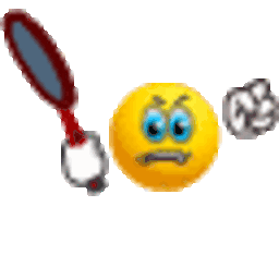 Smashing Tennis Racket — emoji emoji for Slack & Discord (Discord)
