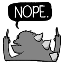 Nope 4 — cartoon emoji for Slack & Discord