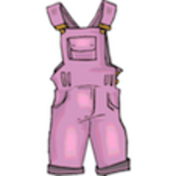 Pink Overalls — cartoon emoji for Slack & Discord (Discord)