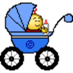 Baby Stroller — cartoon emoji for Slack & Discord (Discord)