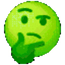 Think Green — thinking emoji for Slack & Discord (Discord)