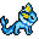 Vaporeon 4 — cartoon emoji for Slack & Discord