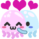 Jellyfish Hug — jellyfish emoji for Slack & Discord