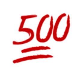 Red 500 Score Underline — red emoji for Slack & Discord (Discord)