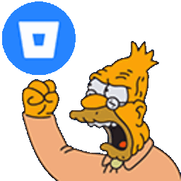 Old Man Yells At Bitbucket — cartoon emoji for Slack & Discord (Discord)