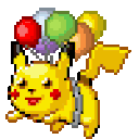 Pikachu Balloons — pokemon emoji for Slack & Discord