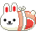 Bunny Cute — cartoon emoji for Slack & Discord