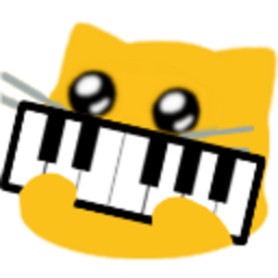 Meow Piano — cartoon emoji for Slack & Discord (Discord)