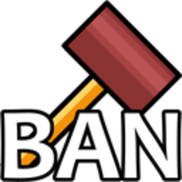 Ban Hammer — symbol emoji for Slack & Discord (Discord)