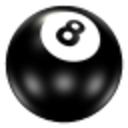 Black 8ball Magic — symbol emoji for Slack & Discord