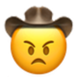 Angry Cowboy — emotion emoji for Slack & Discord (Discord)