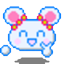 Mouse Peacesign — cartoon emoji for Slack & Discord