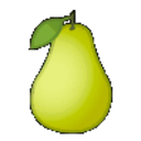 Spin The Pear Fast — cartoon emoji for Slack & Discord