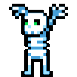 Boogie Skeleton — pixel-art emoji for Slack & Discord (Discord)
