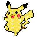 Pikachu Sparkle — cartoon emoji for Slack & Discord