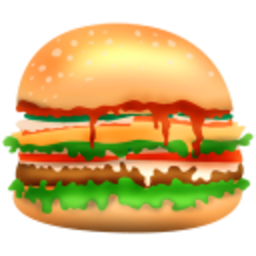 Burger 4 — cartoon emoji for Slack & Discord (Discord)