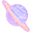 Saturn — planet emoji for Slack & Discord