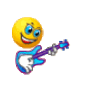 Guitar Smash — cartoon emoji for Slack & Discord