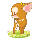 Baby Deer — cartoon emoji for Slack & Discord