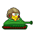 Military Tank — cartoon emoji for Slack & Discord