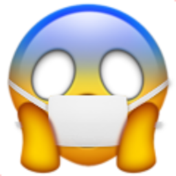 Scream With Mask — emotion emoji for Slack & Discord (Discord)