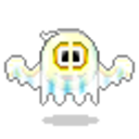 Ghost Costume 2 — cartoon emoji for Slack & Discord