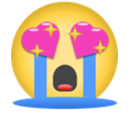 Sparkle Sob — sad emoji for Slack & Discord (Discord)