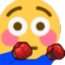 Boxing Flushed — emoji emoji for Slack & Discord