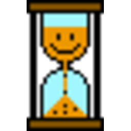Hourglass Smiley — pixel-art emoji for Slack & Discord (Discord)