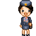 Lady Wave — pixel-art emoji for Slack & Discord