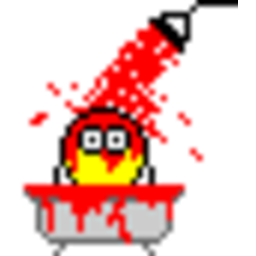 Bloody Shower — cartoon emoji for Slack & Discord (Discord)