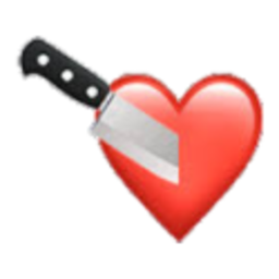Knife Heart — heart emoji for Slack & Discord (Discord)