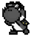 Yoshi Black — pokemon emoji for Slack & Discord