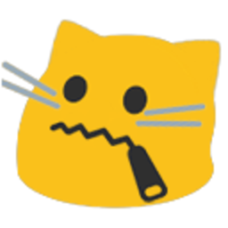 Meow Zippermouth — cartoon emoji for Slack & Discord (Discord)