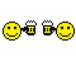 Drinking Cheers — cartoon emoji for Slack & Discord (Discord)
