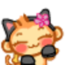 Monkey Catcostume — cartoon emoji for Slack & Discord