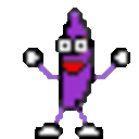 Bananadance Purple — banana emoji for Slack & Discord